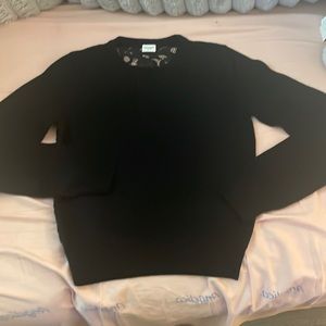 NWO Saint Laurent lace GorgeousBlack Soft lace sweater